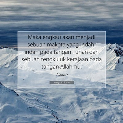 Yesaya 62:3 IDN Gambar Ayat Alkitab