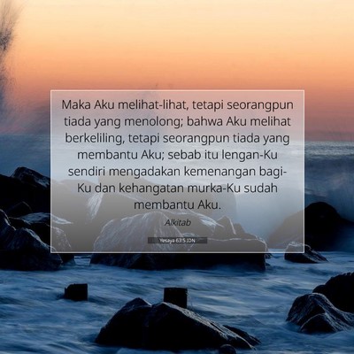 Yesaya 63:5 IDN Gambar Ayat Alkitab