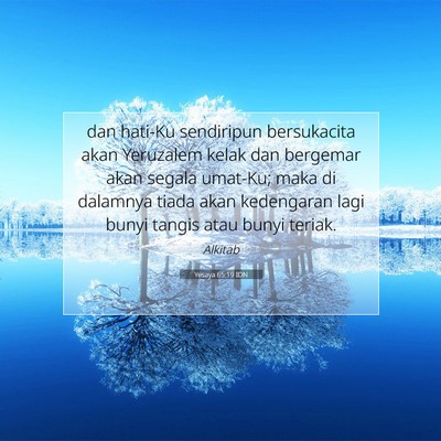 Yesaya 65:19 Ayat Alkitab Dijelaskan