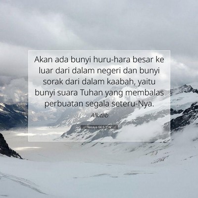 Yesaya 66:6 IDN Gambar Ayat Alkitab