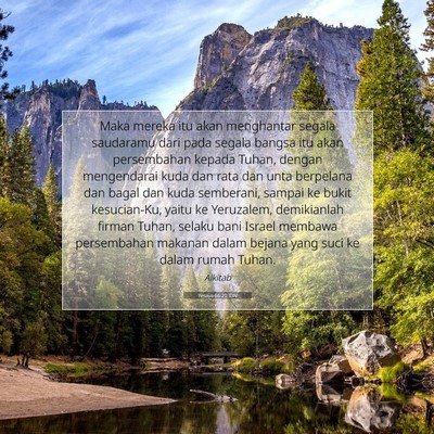 Yesaya 66:20 IDN Gambar Ayat Alkitab