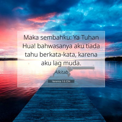 Yeremia 1:6 Ayat Alkitab Dijelaskan
