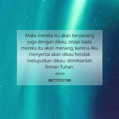 Yeremia 1:19 Ayat Alkitab Dijelaskan