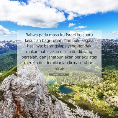 Yeremia 2:3 IDN Gambar Ayat Alkitab