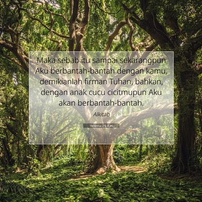 Yeremia 2:9 Ayat Alkitab Dijelaskan