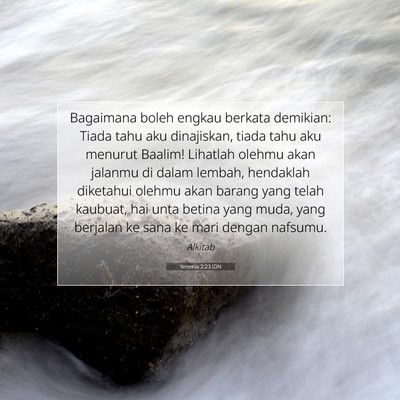 Yeremia 2:23 IDN Gambar Ayat Alkitab