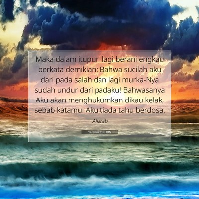 Yeremia 2:35 IDN Gambar Ayat Alkitab