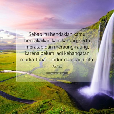 Yeremia 4:8 IDN Gambar Ayat Alkitab