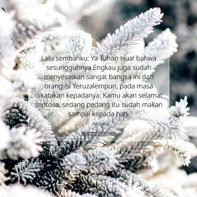 Yeremia 4:10 Ayat Alkitab Dijelaskan
