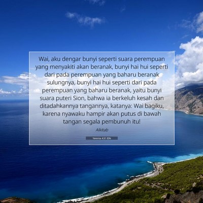 Yeremia 4:31 IDN Gambar Ayat Alkitab