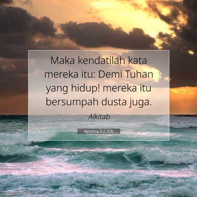 Yeremia 5:2 Ayat Alkitab Dijelaskan