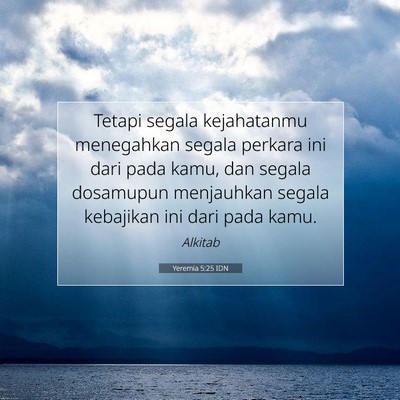 Yeremia 5:25 IDN Gambar Ayat Alkitab