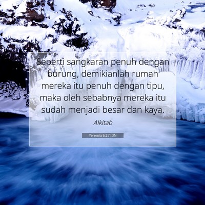Yeremia 5:27 Ayat Alkitab Dijelaskan