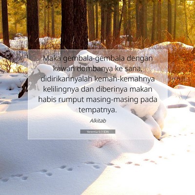 Yeremia 6:3 IDN Gambar Ayat Alkitab