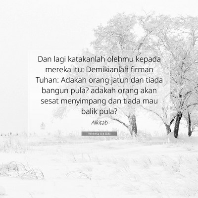 Yeremia 8:4 IDN Gambar Ayat Alkitab