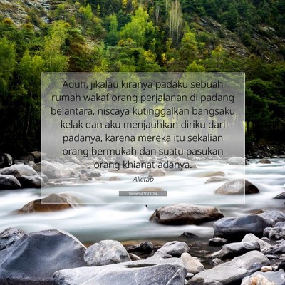 Yeremia 9:2 IDN Gambar Ayat Alkitab