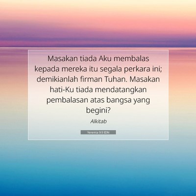Yeremia 9:9 Ayat Alkitab Dijelaskan
