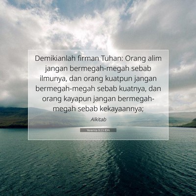 Yeremia 9:23 IDN Gambar Ayat Alkitab