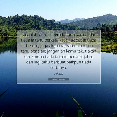 Yeremia 10:5 IDN Gambar Ayat Alkitab