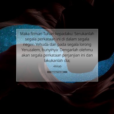 Yeremia 11:6 IDN Gambar Ayat Alkitab