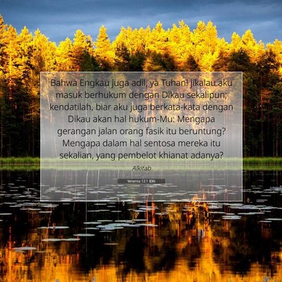 Yeremia 12:1 IDN Gambar Ayat Alkitab