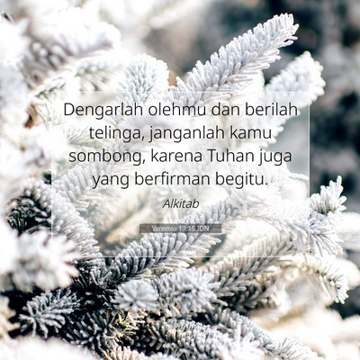 Yeremia 13:15 IDN Gambar Ayat Alkitab