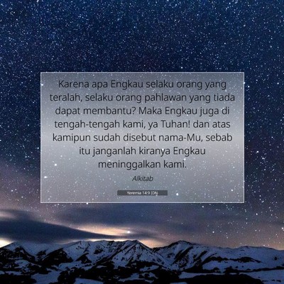 Yeremia 14:9 IDN Gambar Ayat Alkitab