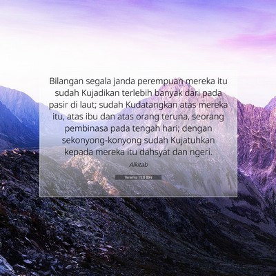 Yeremia 15:8 IDN Gambar Ayat Alkitab