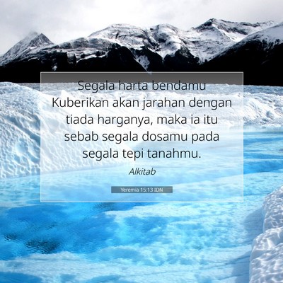 Yeremia 15:13 IDN Gambar Ayat Alkitab