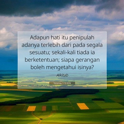 Yeremia 17:9 IDN Gambar Ayat Alkitab