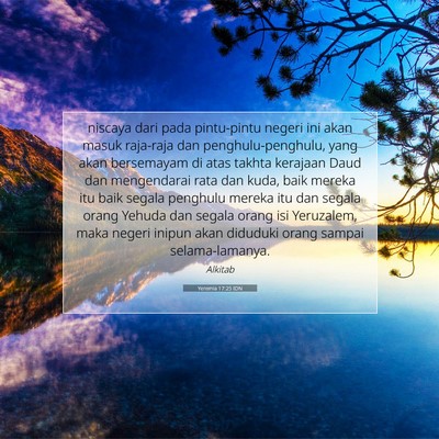 Yeremia 17:25 Ayat Alkitab Dijelaskan