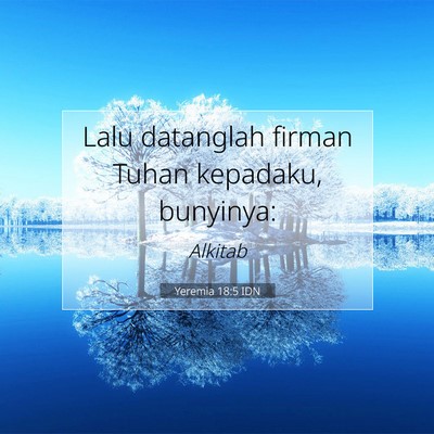 Yeremia 18:5 Ayat Alkitab Dijelaskan