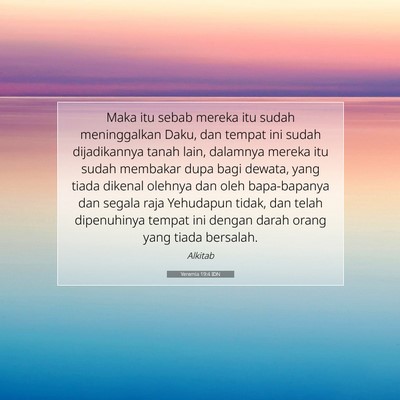 Yeremia 19:4 Ayat Alkitab Dijelaskan