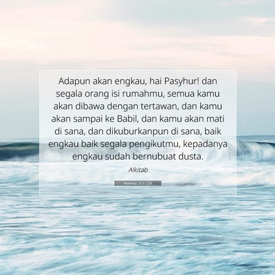 Yeremia 20:6 Ayat Alkitab Dijelaskan