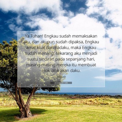 Yeremia 20:7 IDN Gambar Ayat Alkitab
