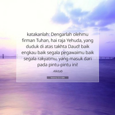 Yeremia 22:2 IDN Gambar Ayat Alkitab