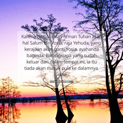 Yeremia 22:11 IDN Gambar Ayat Alkitab