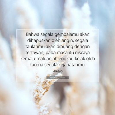 Yeremia 22:22 IDN Gambar Ayat Alkitab
