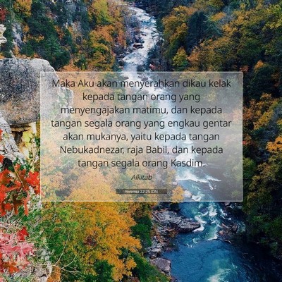 Yeremia 22:25 Ayat Alkitab Dijelaskan