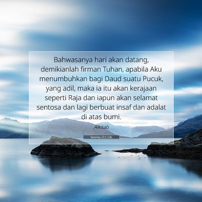 Yeremia 23:5 IDN Gambar Ayat Alkitab