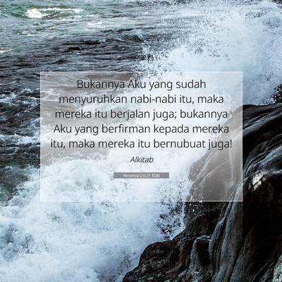 Yeremia 23:21 Ayat Alkitab Dijelaskan