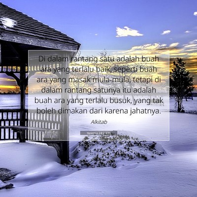 Yeremia 24:2 Ayat Alkitab Dijelaskan