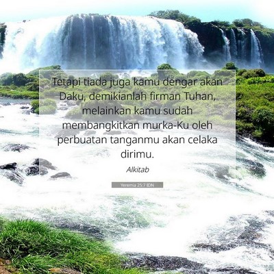 Yeremia 25:7 Ayat Alkitab Dijelaskan