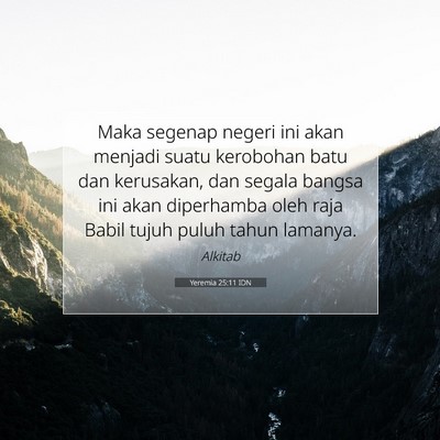 Yeremia 25:11 IDN Gambar Ayat Alkitab