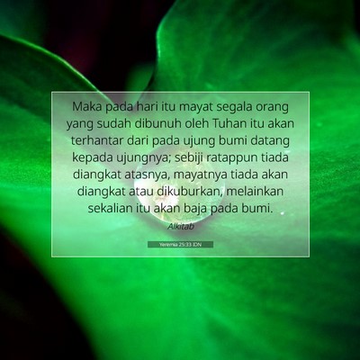Yeremia 25:33 Ayat Alkitab Dijelaskan