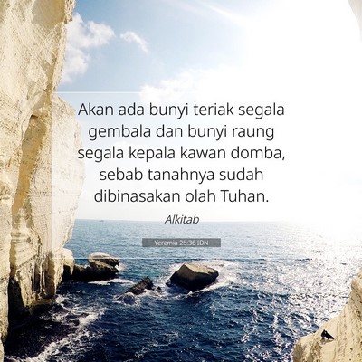 Yeremia 25:36 IDN Gambar Ayat Alkitab