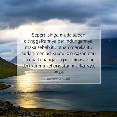 Yeremia 25:38 Ayat Alkitab Dijelaskan