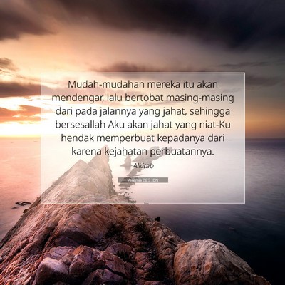 Yeremia 26:3 Ayat Alkitab Dijelaskan