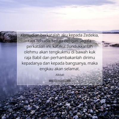 Yeremia 27:12 IDN Gambar Ayat Alkitab
