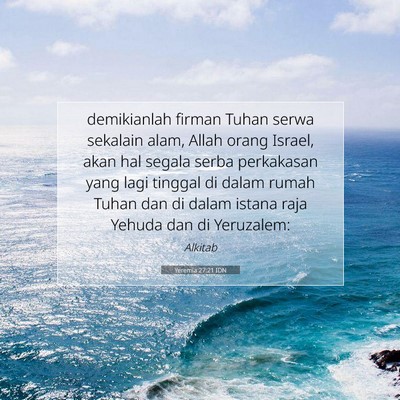 Yeremia 27:21 IDN Gambar Ayat Alkitab